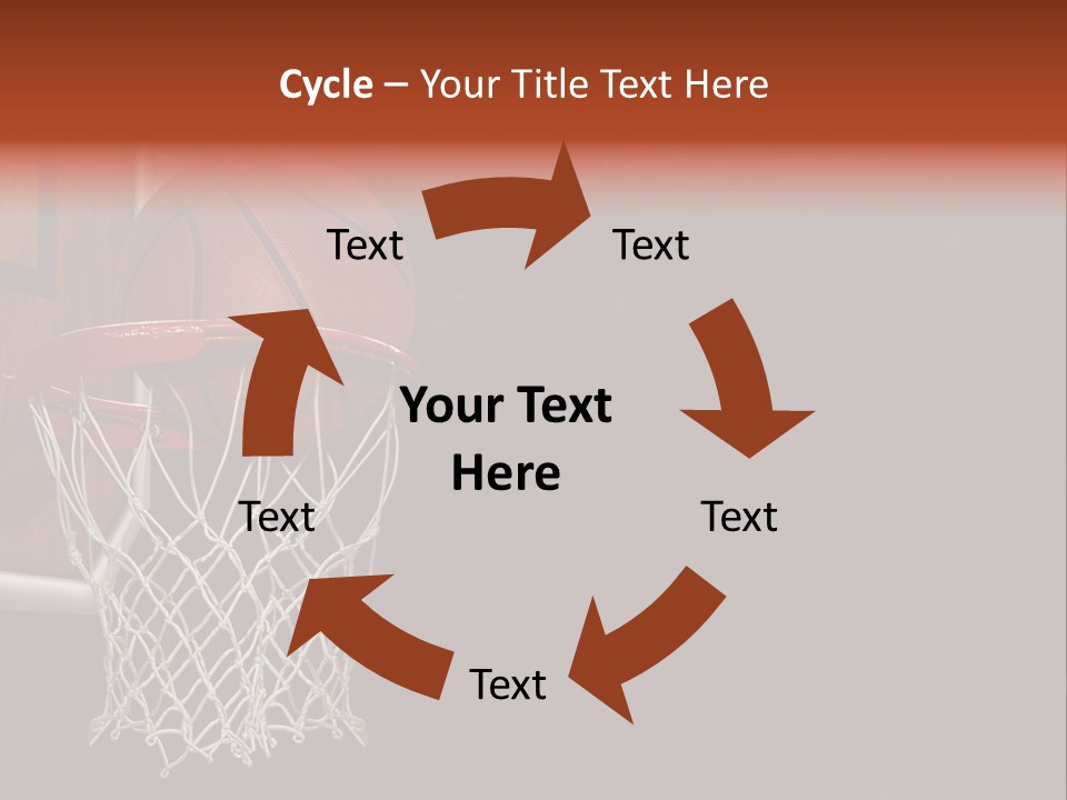 Hardwood Victory Triumph PowerPoint Template