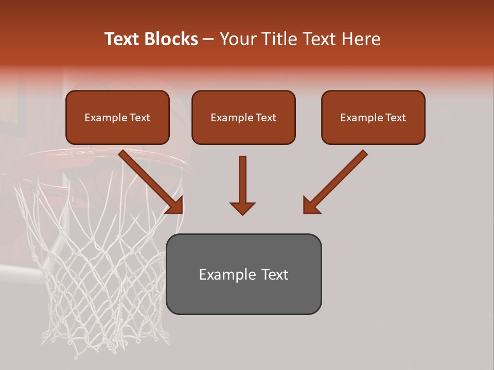 Hardwood Victory Triumph PowerPoint Template