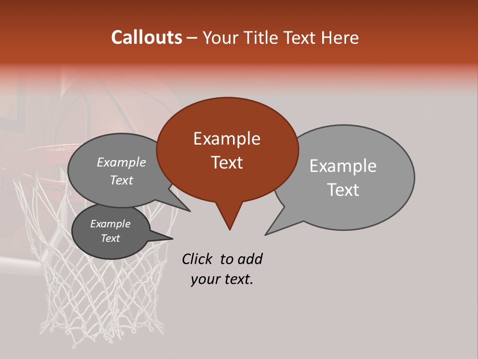 Hardwood Victory Triumph PowerPoint Template