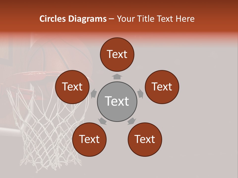 Hardwood Victory Triumph PowerPoint Template