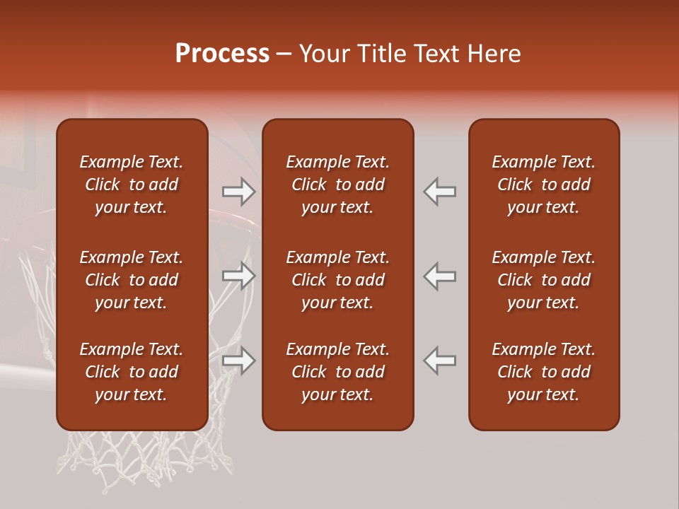 Hardwood Victory Triumph PowerPoint Template