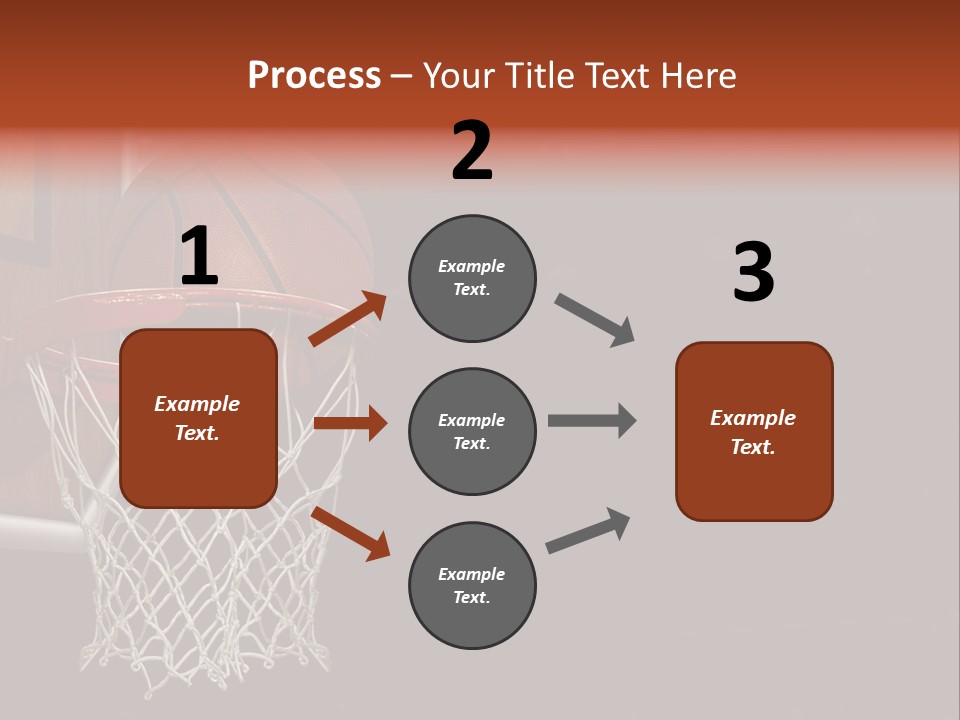 Hardwood Victory Triumph PowerPoint Template
