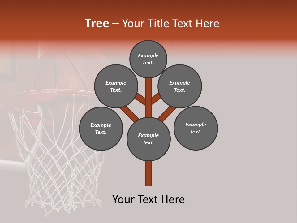 Hardwood Victory Triumph PowerPoint Template
