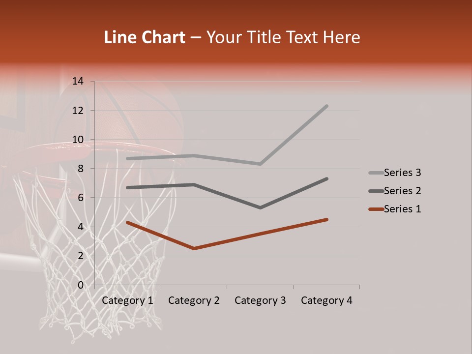 Hardwood Victory Triumph PowerPoint Template