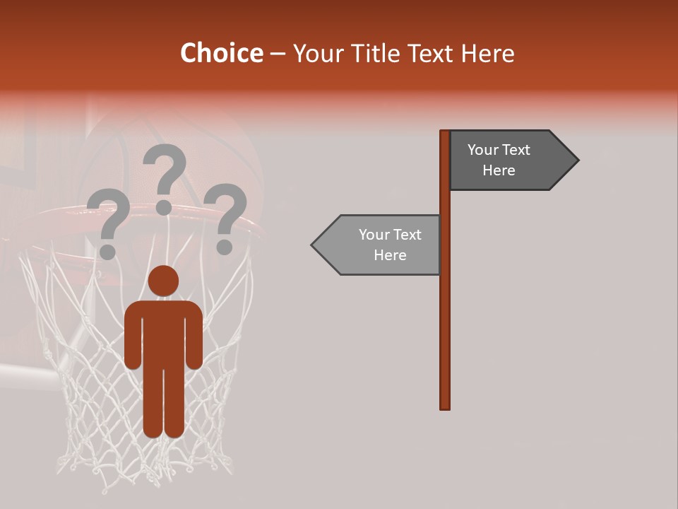 Hardwood Victory Triumph PowerPoint Template