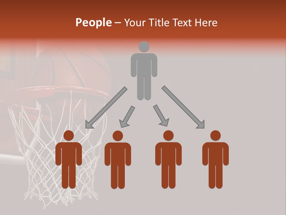 Hardwood Victory Triumph PowerPoint Template