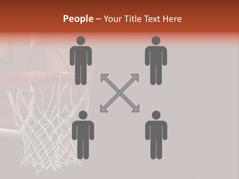 Hardwood Victory Triumph PowerPoint Template