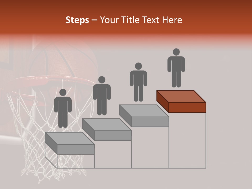Hardwood Victory Triumph PowerPoint Template