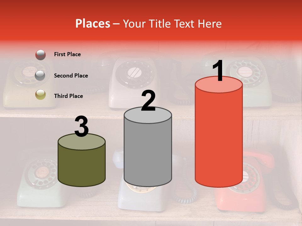 Conventional Style Phone PowerPoint Template