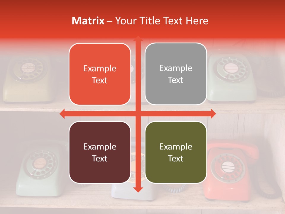 Conventional Style Phone PowerPoint Template