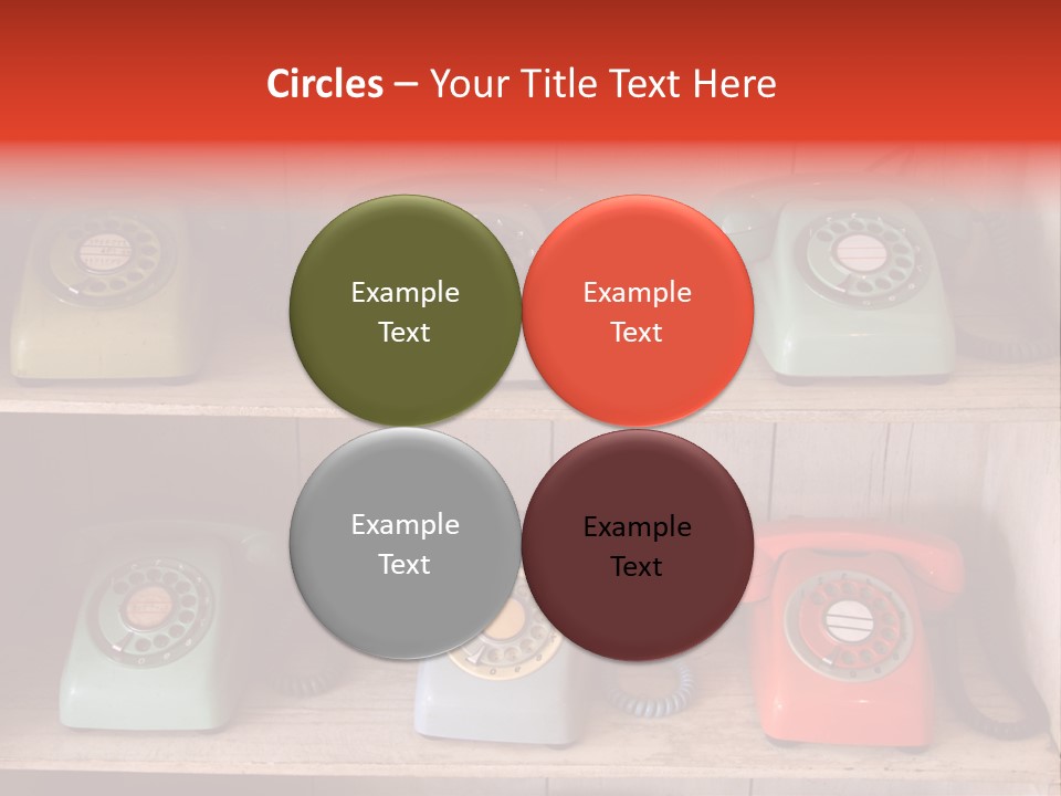 Conventional Style Phone PowerPoint Template