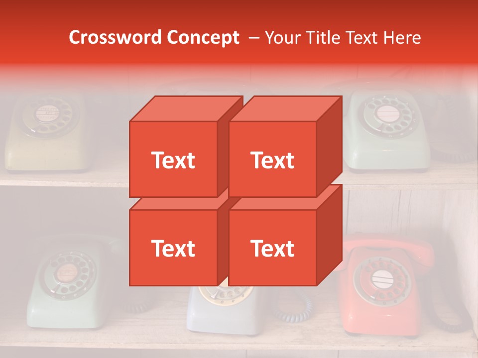 Conventional Style Phone PowerPoint Template