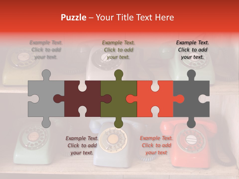 Conventional Style Phone PowerPoint Template