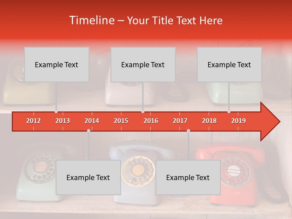Conventional Style Phone PowerPoint Template