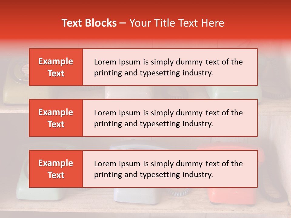 Conventional Style Phone PowerPoint Template