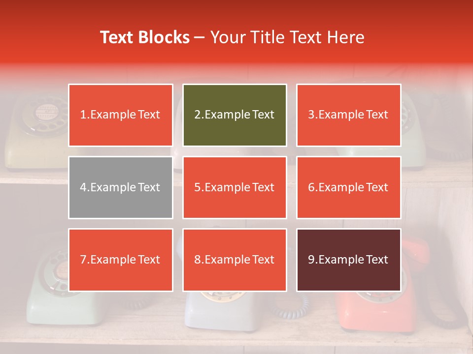 Conventional Style Phone PowerPoint Template