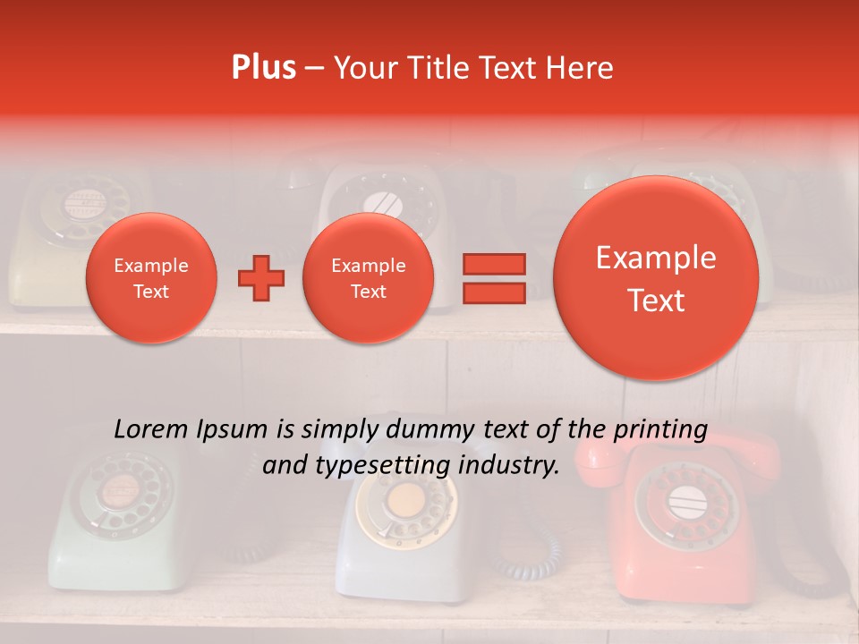 Conventional Style Phone PowerPoint Template