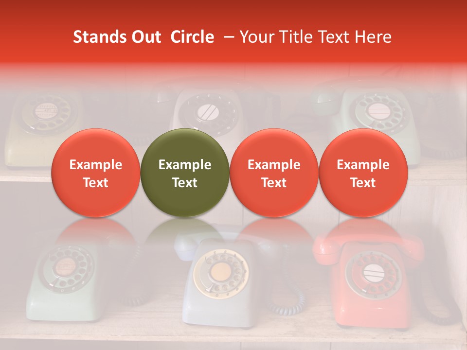 Conventional Style Phone PowerPoint Template