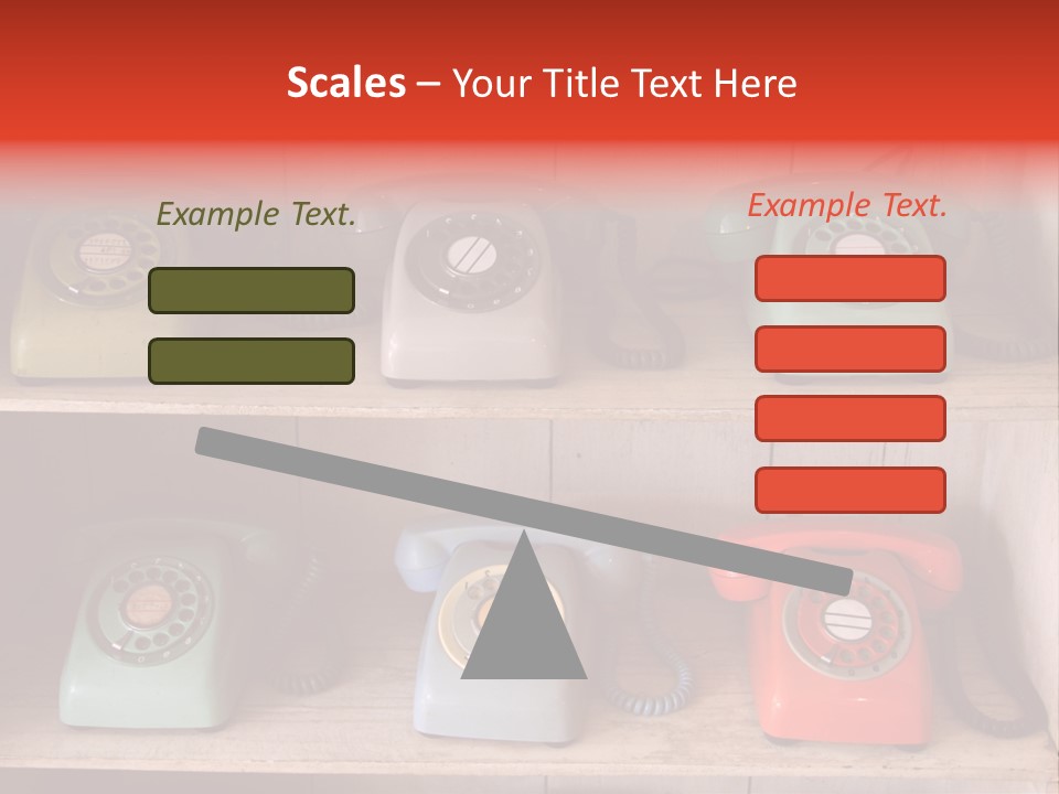Conventional Style Phone PowerPoint Template