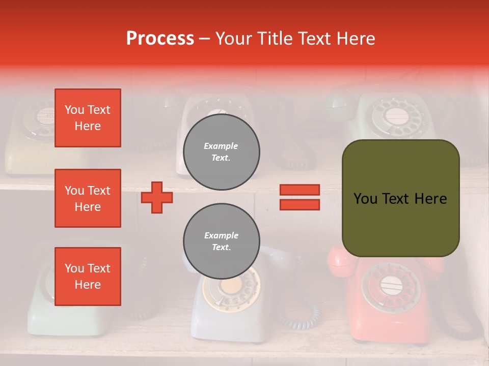 Conventional Style Phone PowerPoint Template