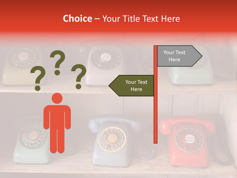 Conventional Style Phone PowerPoint Template