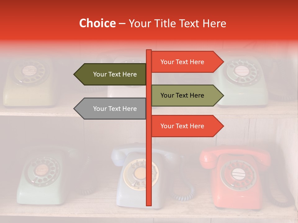 Conventional Style Phone PowerPoint Template
