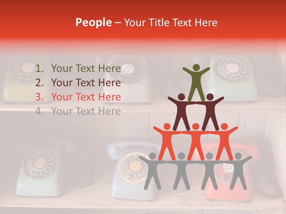 Conventional Style Phone PowerPoint Template