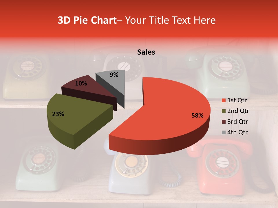 Conventional Style Phone PowerPoint Template