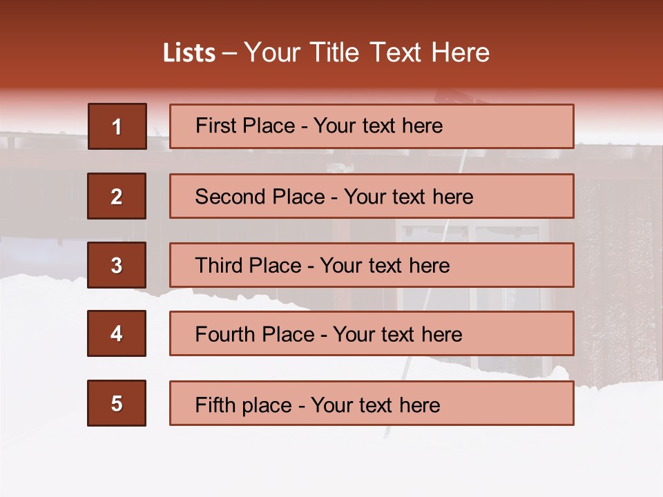 Chores Storm Heavy PowerPoint Template