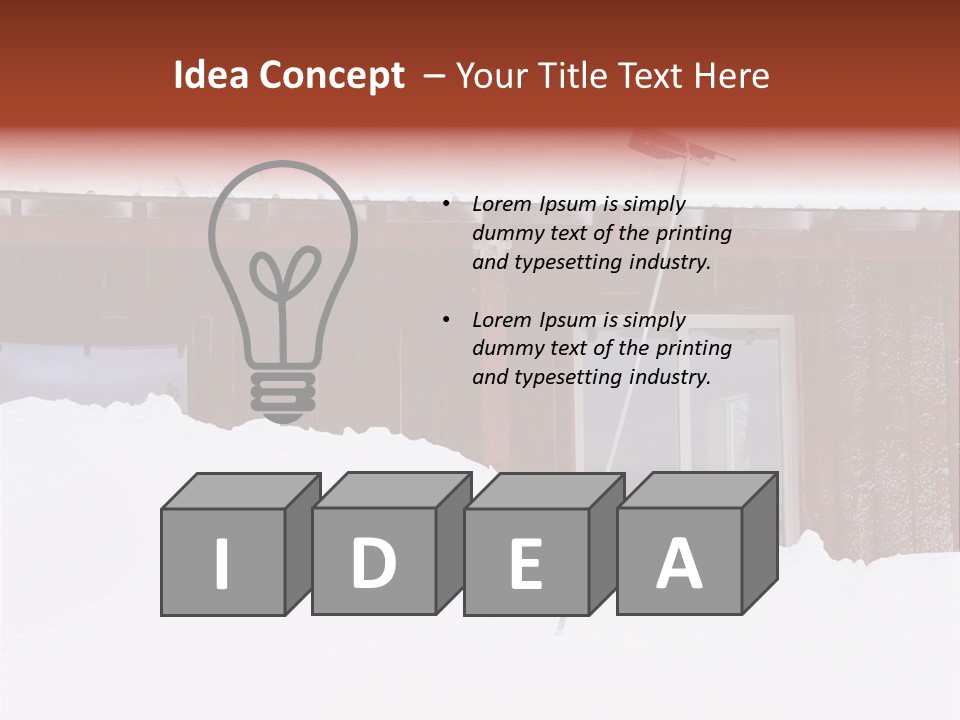 Chores Storm Heavy PowerPoint Template