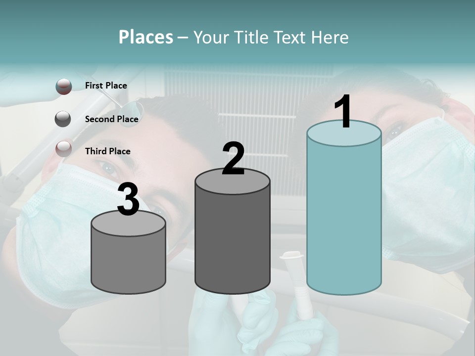 Experienced Work Dentist's Office PowerPoint Template