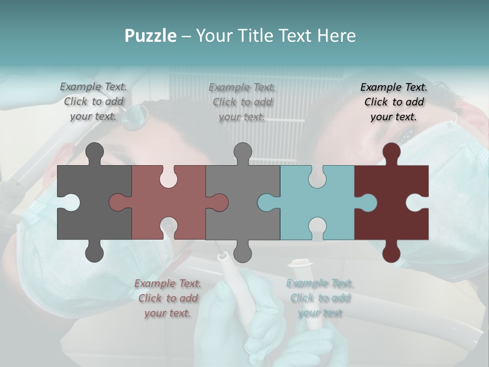Experienced Work Dentist's Office PowerPoint Template