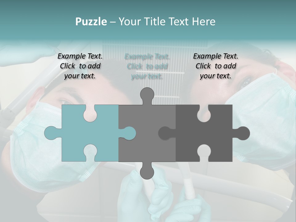 Experienced Work Dentist's Office PowerPoint Template