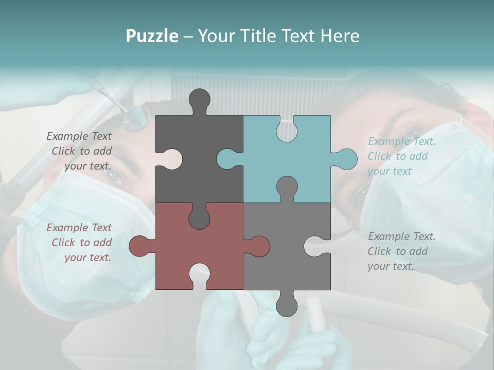 Experienced Work Dentist's Office PowerPoint Template