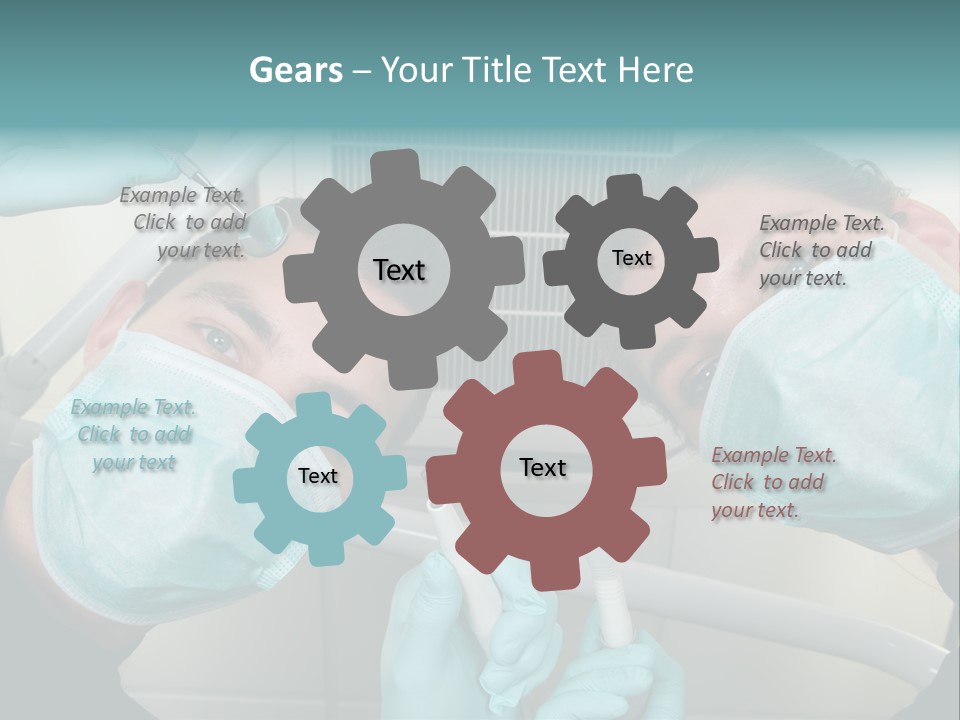 Experienced Work Dentist's Office PowerPoint Template