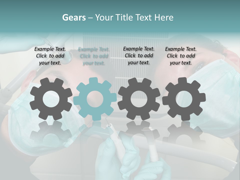 Experienced Work Dentist's Office PowerPoint Template