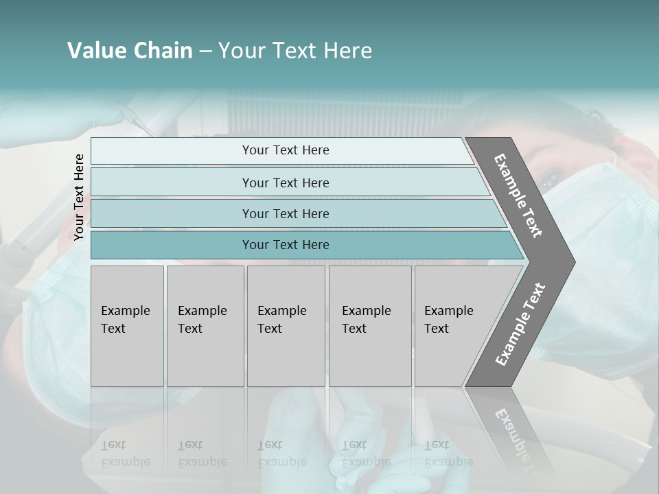 Experienced Work Dentist's Office PowerPoint Template
