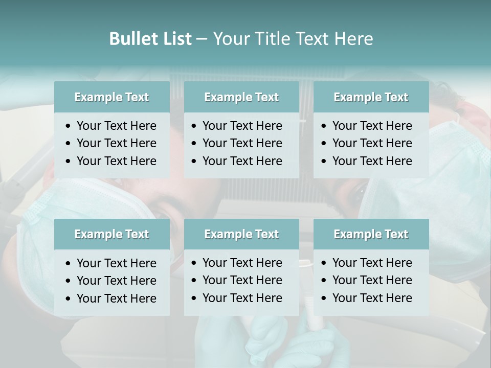 Experienced Work Dentist's Office PowerPoint Template
