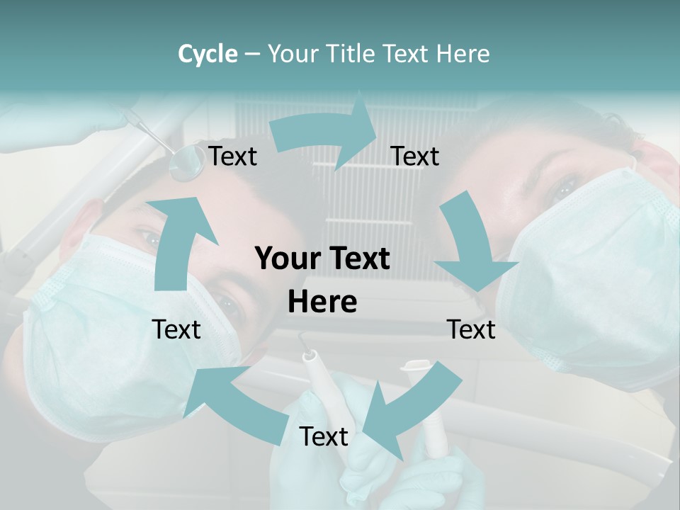 Experienced Work Dentist's Office PowerPoint Template