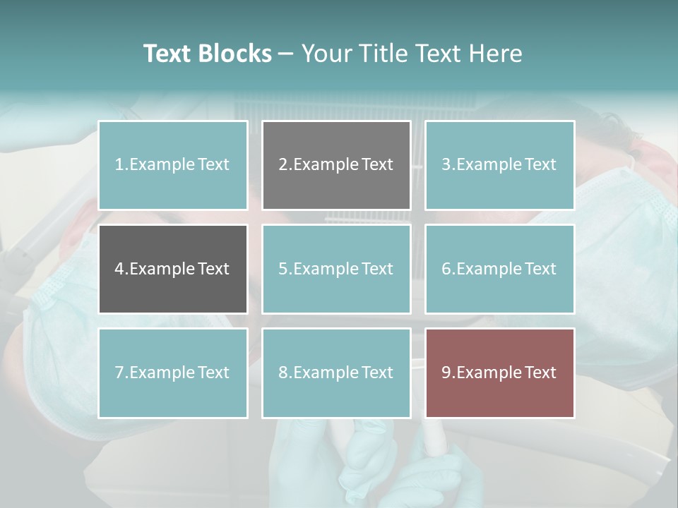 Experienced Work Dentist's Office PowerPoint Template