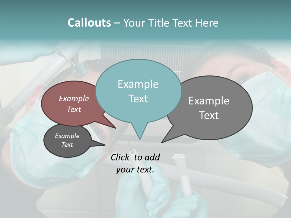 Experienced Work Dentist's Office PowerPoint Template