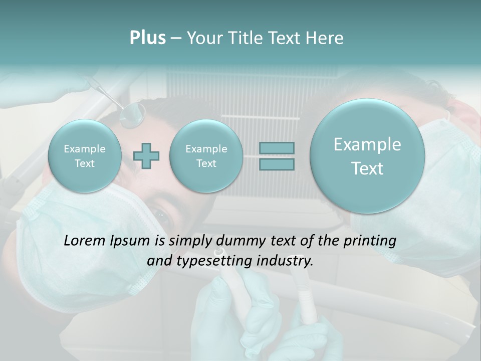 Experienced Work Dentist's Office PowerPoint Template