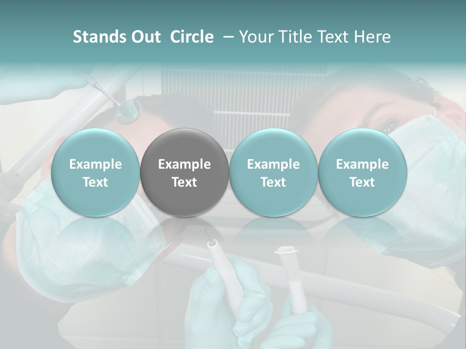 Experienced Work Dentist's Office PowerPoint Template
