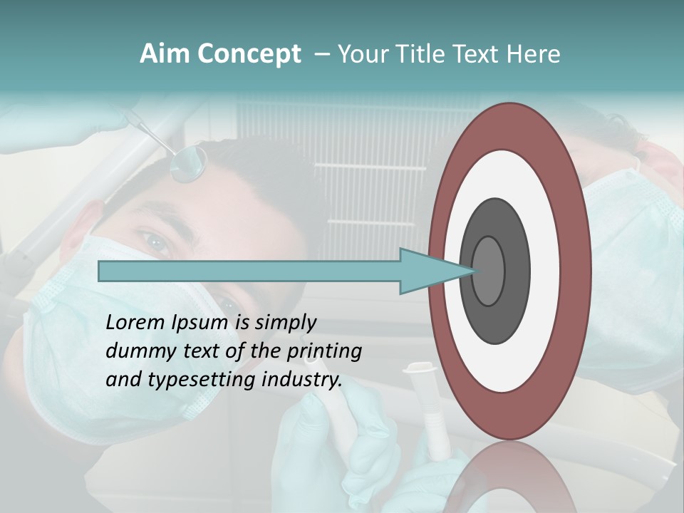 Experienced Work Dentist's Office PowerPoint Template