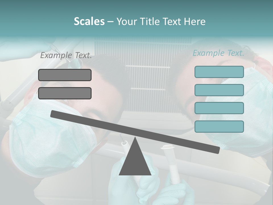 Experienced Work Dentist's Office PowerPoint Template