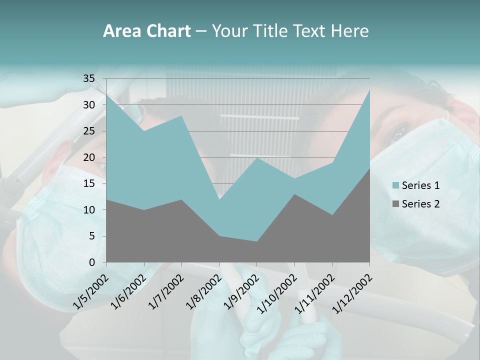 Experienced Work Dentist's Office PowerPoint Template