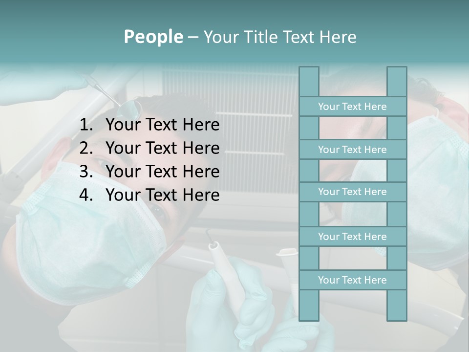 Experienced Work Dentist's Office PowerPoint Template