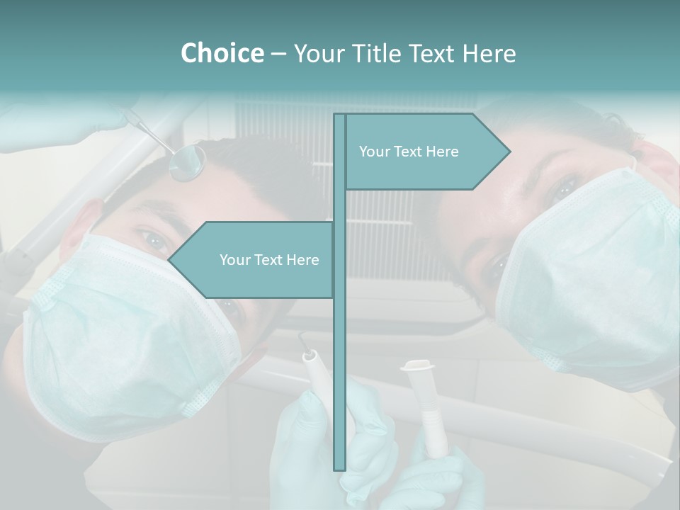 Experienced Work Dentist's Office PowerPoint Template