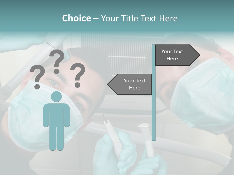 Experienced Work Dentist's Office PowerPoint Template