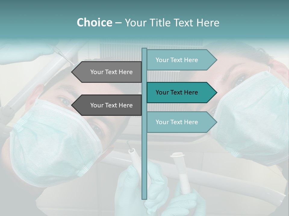 Experienced Work Dentist's Office PowerPoint Template
